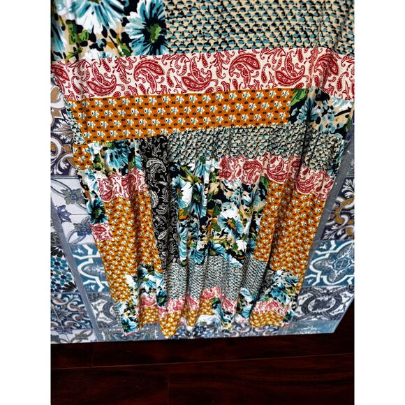 Beautiful Johnny Was shift dress; great pattern, sz Large EUC - Picture 4 of 5